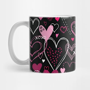 Hearts and Kisses Mug